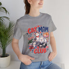 Cat Mom Club T-Shirt — Cute Illustrated Cats Graphic Tee for Cat Lovers