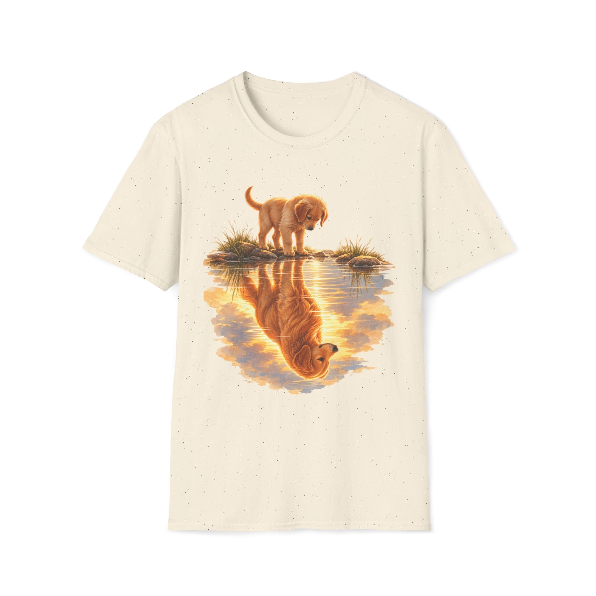 Golden Retriever Puppy Reflection T-Shirt