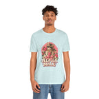 Alpha Male Cat Tee — Retro Floral Cat Graphic T-Shirt