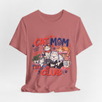 Cat Mom Club T-Shirt — Cute Illustrated Cats Graphic Tee for Cat Lovers