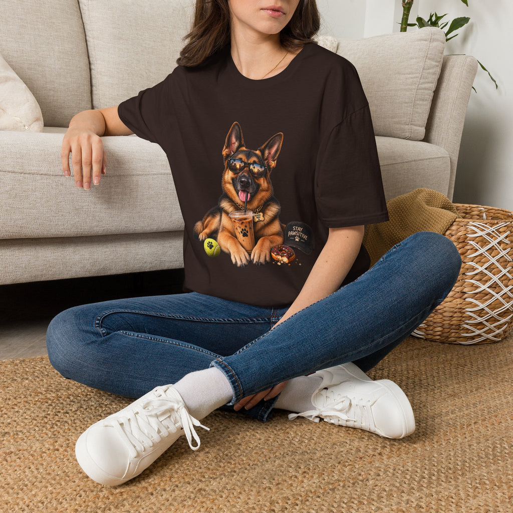 German Shepherd Portrait T-Shirt — Dog Lover Tee