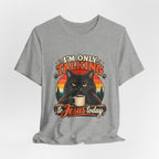 I'm Only Talking to Jesus Today Cat T‑Shirt