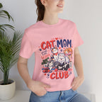 Cat Mom Club T-Shirt — Cute Illustrated Cats Graphic Tee for Cat Lovers