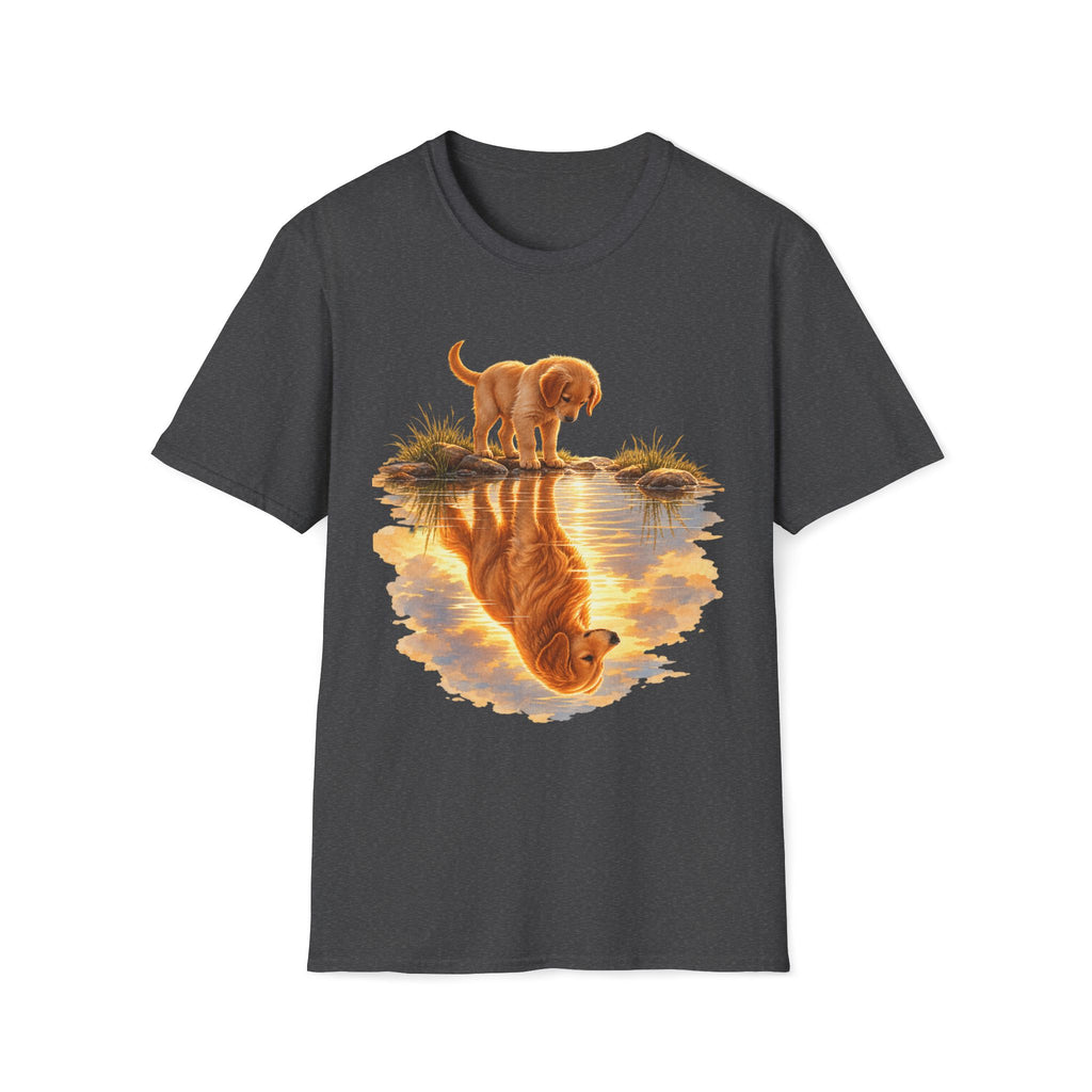 Golden Retriever Puppy Reflection T-Shirt