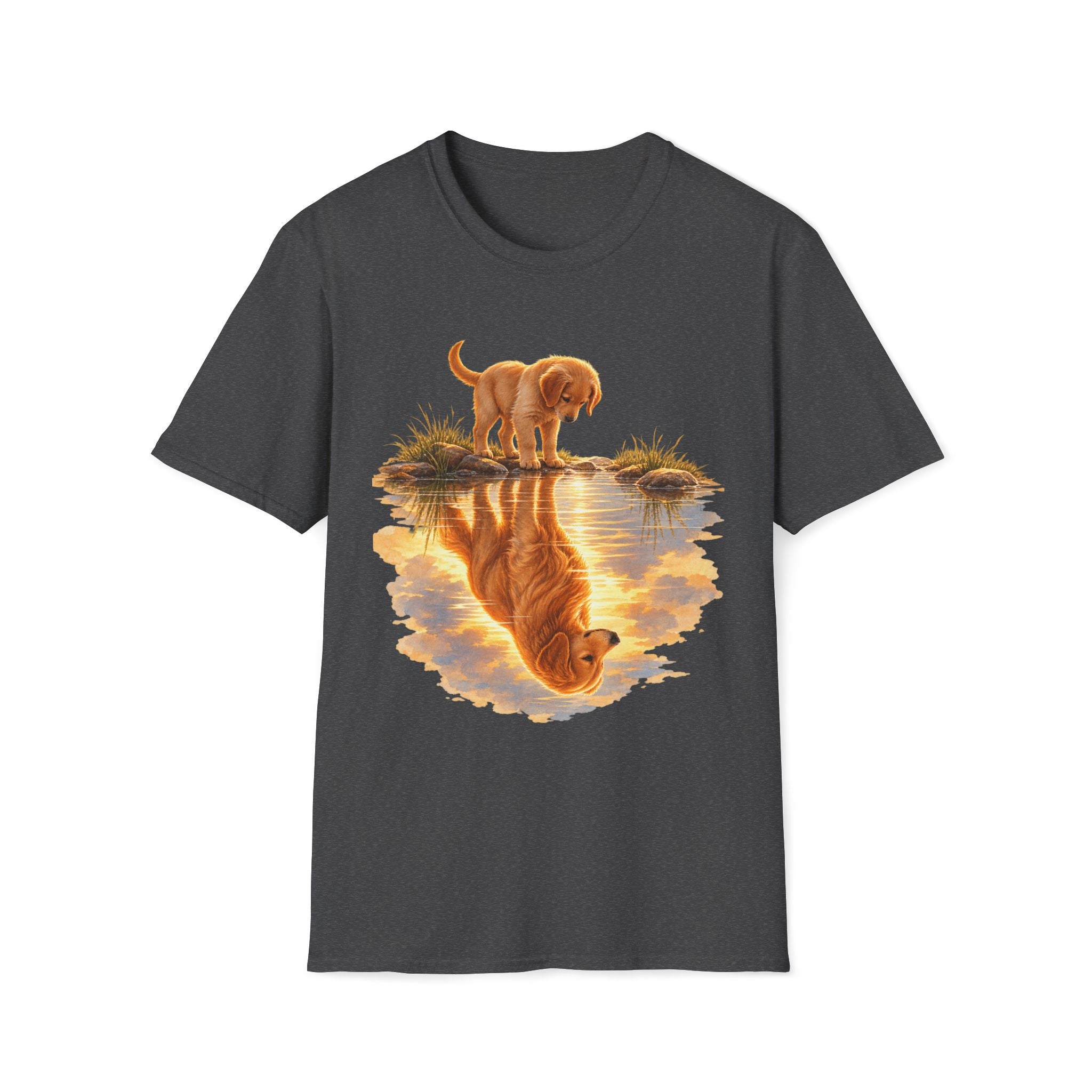 Golden Retriever Puppy Reflection T-Shirt