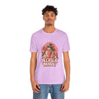 Alpha Male Cat Tee — Retro Floral Cat Graphic T-Shirt