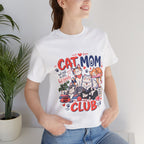 Cat Mom Club T-Shirt — Cute Illustrated Cats Graphic Tee for Cat Lovers