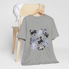 Space Cats Graphic Tee — Cute Cosmic Cat Illustration Shirt