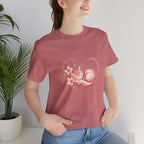 Cat Mom Tee — Floral Heart Cat Mom Since Tee