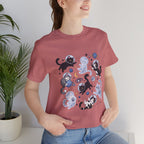 Space Cats Graphic Tee — Cute Cosmic Cat Illustration Shirt
