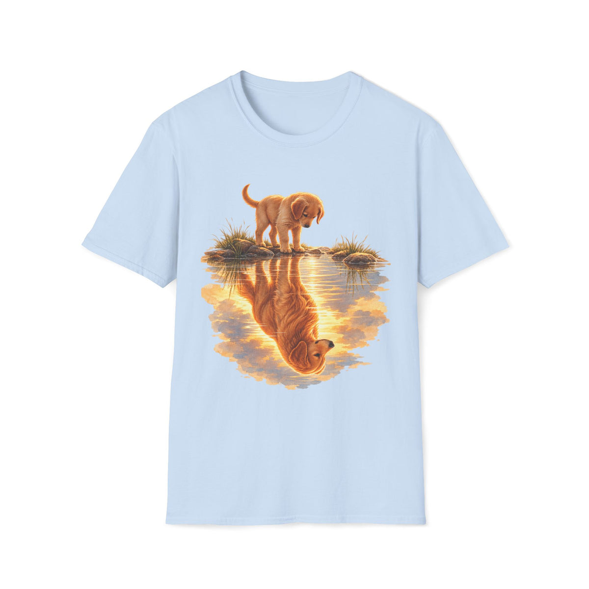 Golden Retriever Puppy Reflection T-Shirt