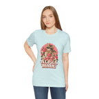 Alpha Male Cat Tee — Retro Floral Cat Graphic T-Shirt