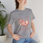Cat Mom Tee — Floral Heart Cat Mom Since Tee