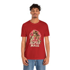 Alpha Male Cat Tee — Retro Floral Cat Graphic T-Shirt