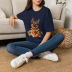 German Shepherd Portrait T-Shirt — Dog Lover Tee