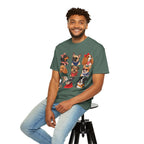Dog Portraits T-Shirt — Vintage Bandana Puppy Faces Tee