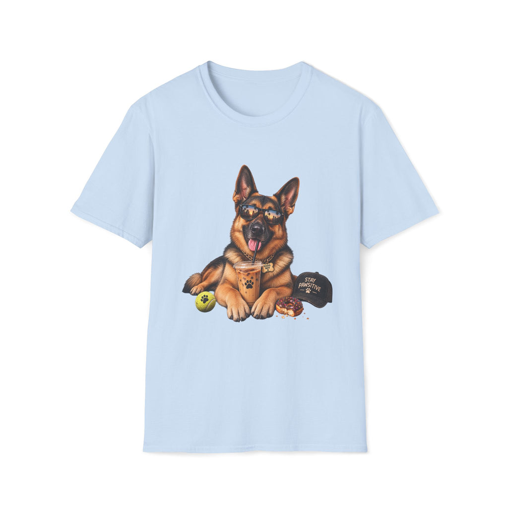 German Shepherd Portrait T-Shirt — Dog Lover Tee