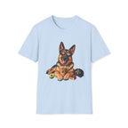 German Shepherd Portrait T-Shirt — Dog Lover Tee