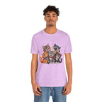 Cute Group of Kittens T-Shirt — Cartoon Cat Family Tee