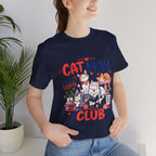 Cat Mom Club T-Shirt — Cute Illustrated Cats Graphic Tee for Cat Lovers