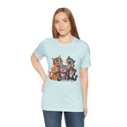Cute Group of Kittens T-Shirt — Cartoon Cat Family Tee