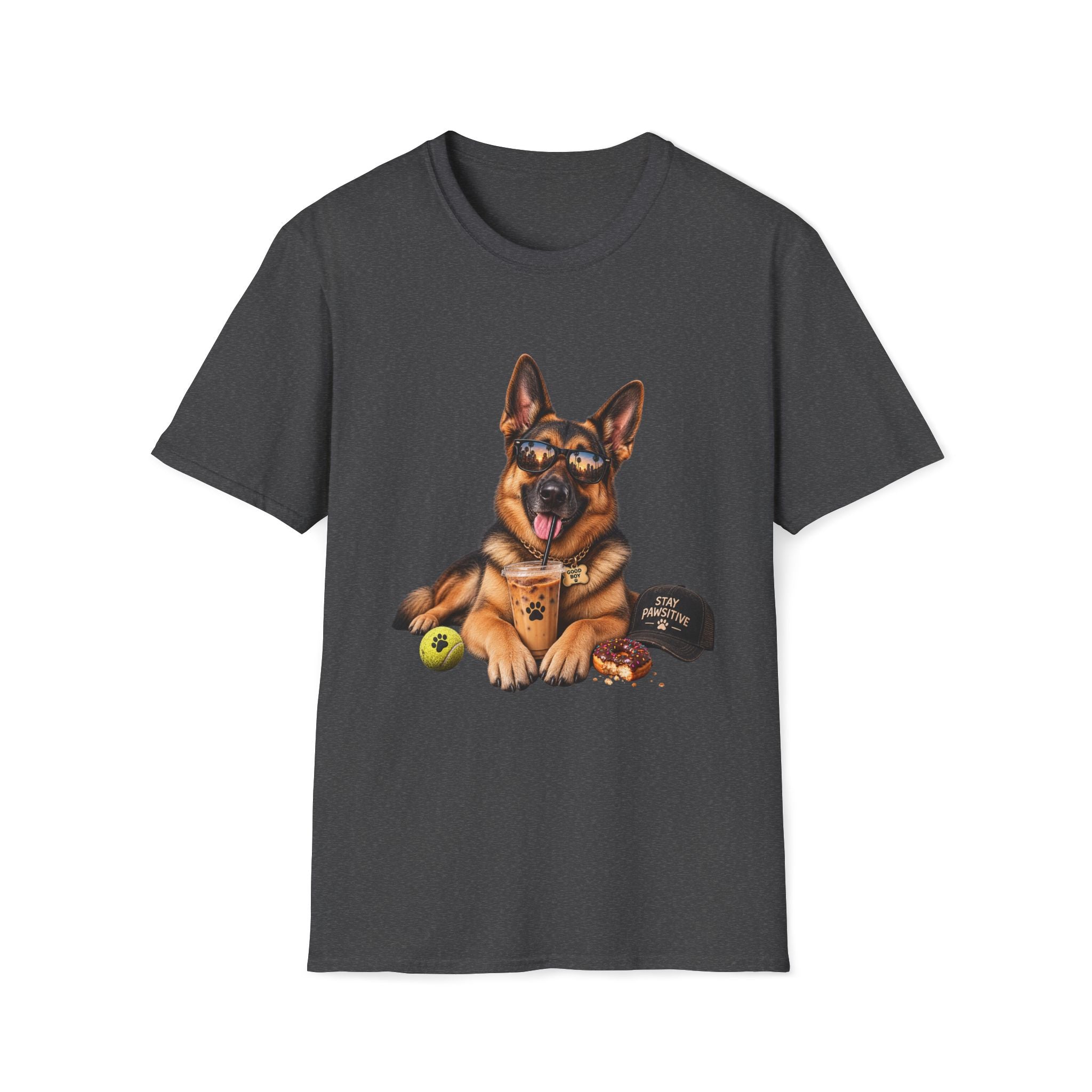 German Shepherd Portrait T-Shirt — Dog Lover Tee