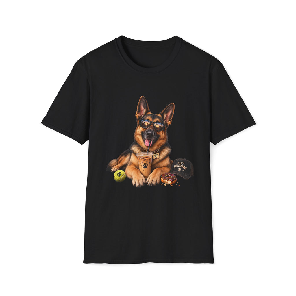 German Shepherd Portrait T-Shirt — Dog Lover Tee