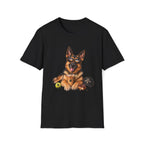 German Shepherd Portrait T-Shirt — Dog Lover Tee