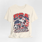 USA Soccer Snoopy T‑Shirt – Patriotic Kids & Fans Soccer Tee