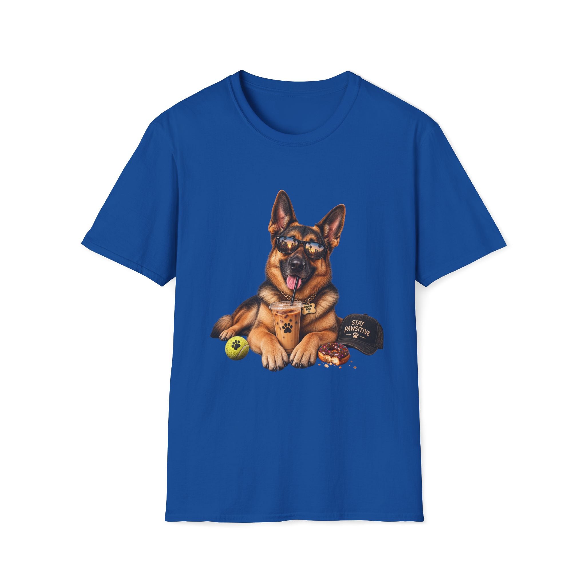 German Shepherd Portrait T-Shirt — Dog Lover Tee