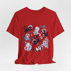 Space Cats Graphic Tee — Cute Cosmic Cat Illustration Shirt