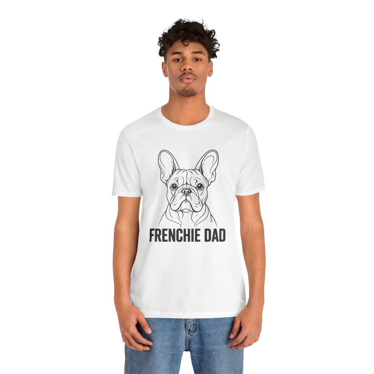 Frenchie Dad T-Shirt – Funny French Bulldog Dad Tee