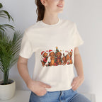 Christmas Dachshund Dogs T-Shirt — Festive Santa Hats & Tree Holiday Tee