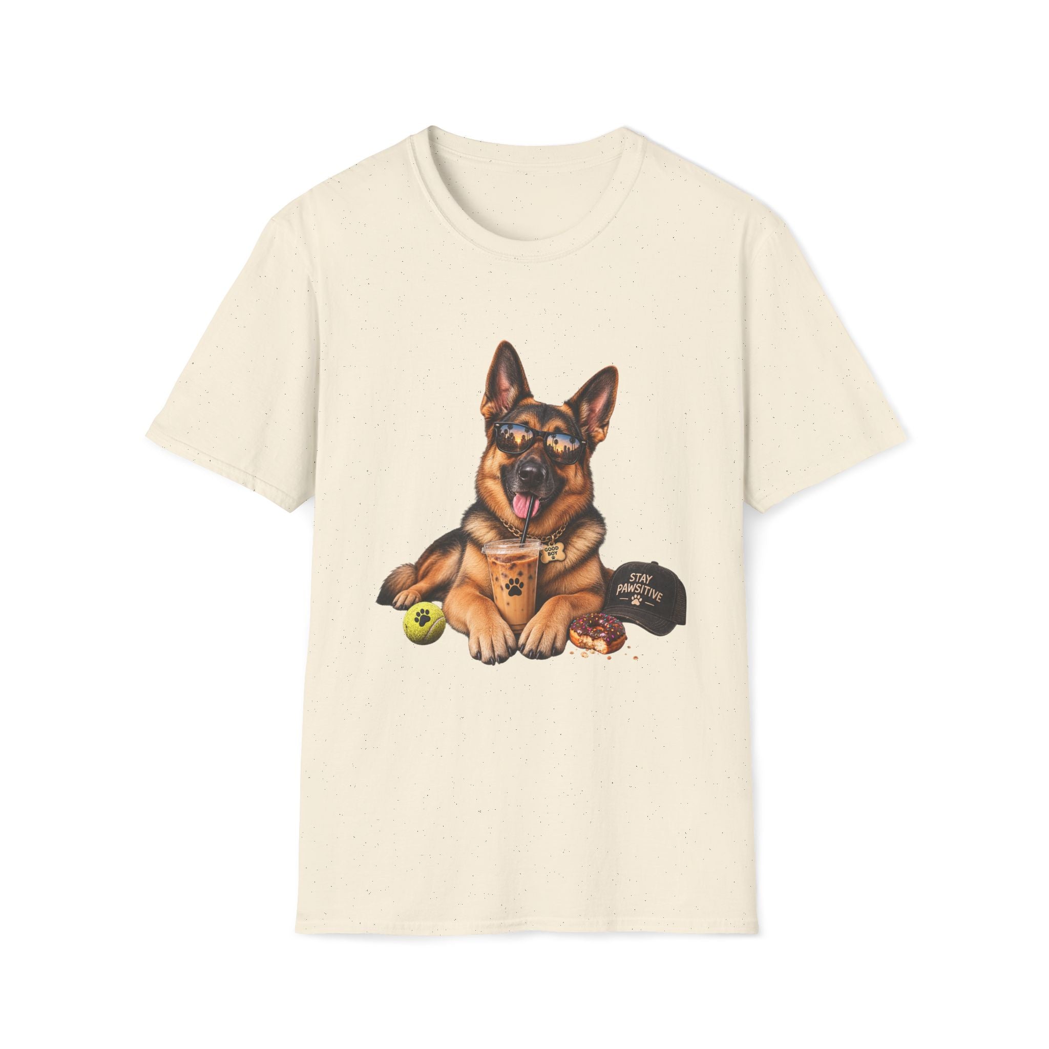 German Shepherd Portrait T-Shirt — Dog Lover Tee