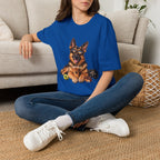 German Shepherd Portrait T-Shirt — Dog Lover Tee