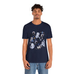 Space Cats Graphic Tee — Cute Cosmic Cat Illustration Shirt