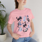 Space Cats Graphic Tee — Cute Cosmic Cat Illustration Shirt