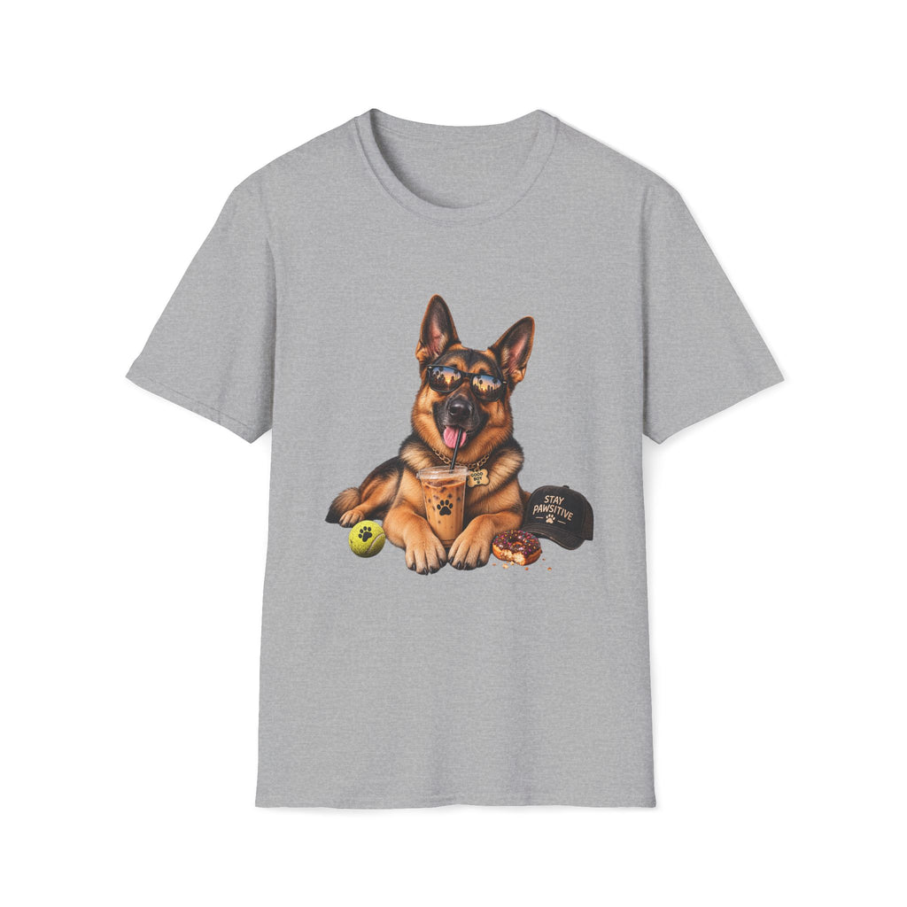 German Shepherd Portrait T-Shirt — Dog Lover Tee