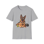 German Shepherd Portrait T-Shirt — Dog Lover Tee