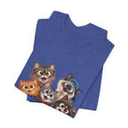 Cute Group of Kittens T-Shirt — Cartoon Cat Family Tee