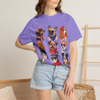 Dog Portraits T-Shirt — Vintage Bandana Puppy Faces Tee