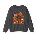 Fall Dachshund Sweatshirt – Cozy Pumpkin Patch Dog Crewneck (Hello Fall)