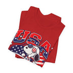 USA Soccer Snoopy T‑Shirt – Patriotic Kids & Fans Soccer Tee
