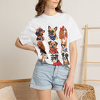 Dog Portraits T-Shirt — Vintage Bandana Puppy Faces Tee