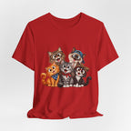 Cute Group of Kittens T-Shirt — Cartoon Cat Family Tee