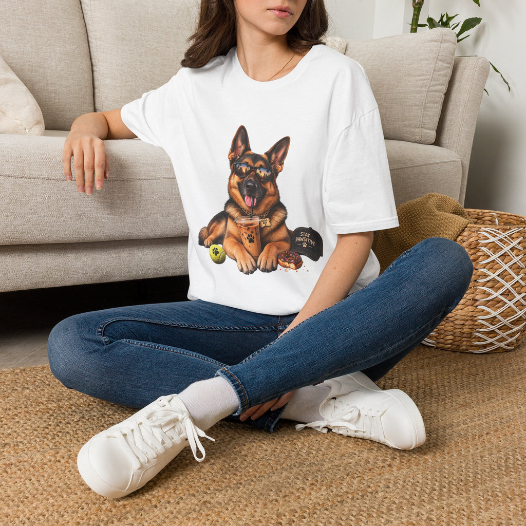 German Shepherd Portrait T-Shirt — Dog Lover Tee