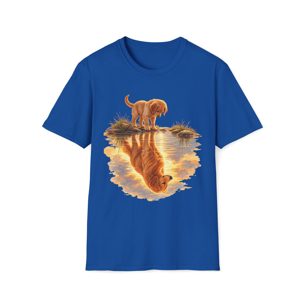 Golden Retriever Puppy Reflection T-Shirt