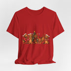 Christmas Dachshund Dogs T-Shirt — Festive Santa Hats & Tree Holiday Tee