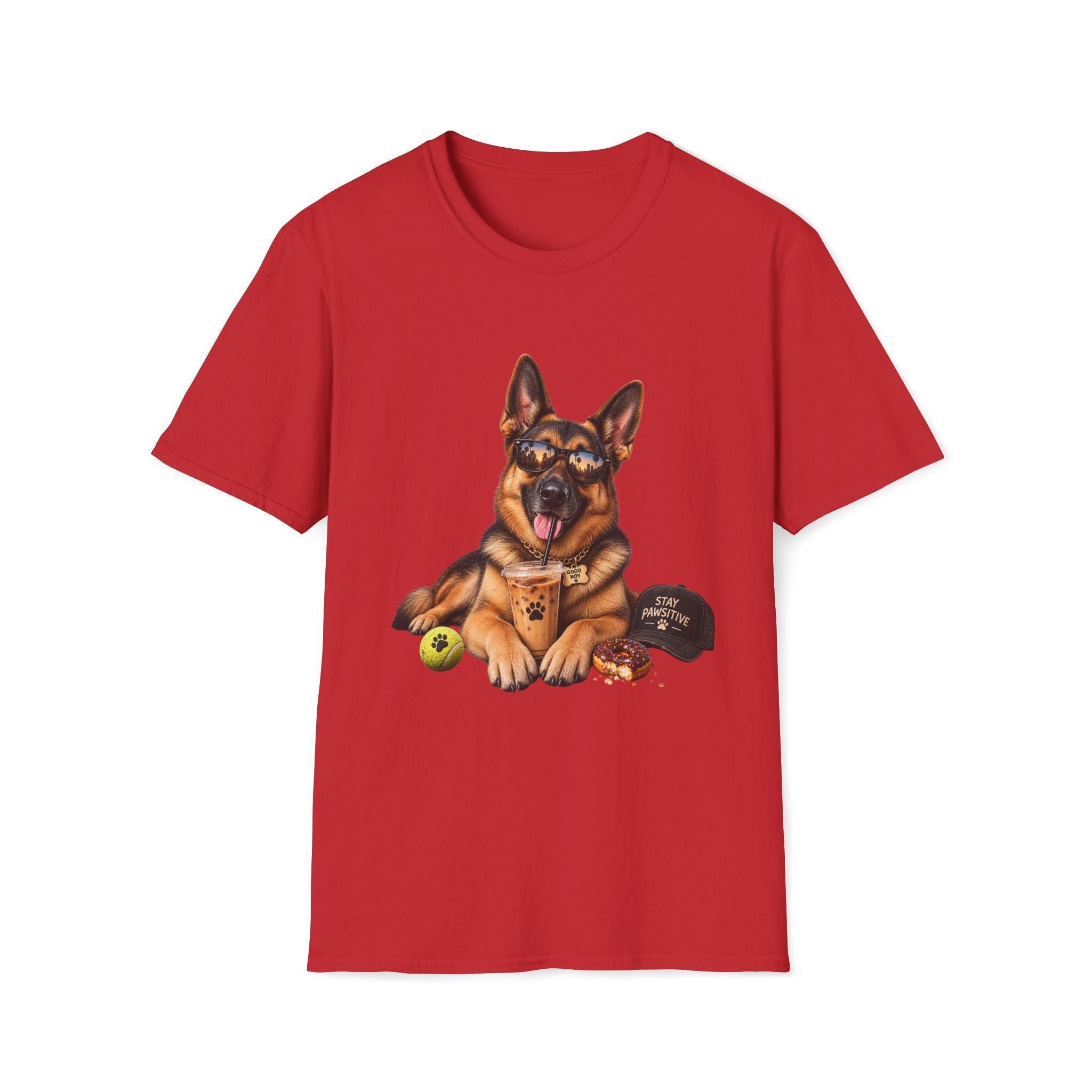 German Shepherd Portrait T-Shirt — Dog Lover Tee