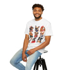 Dog Portraits T-Shirt — Vintage Bandana Puppy Faces Tee